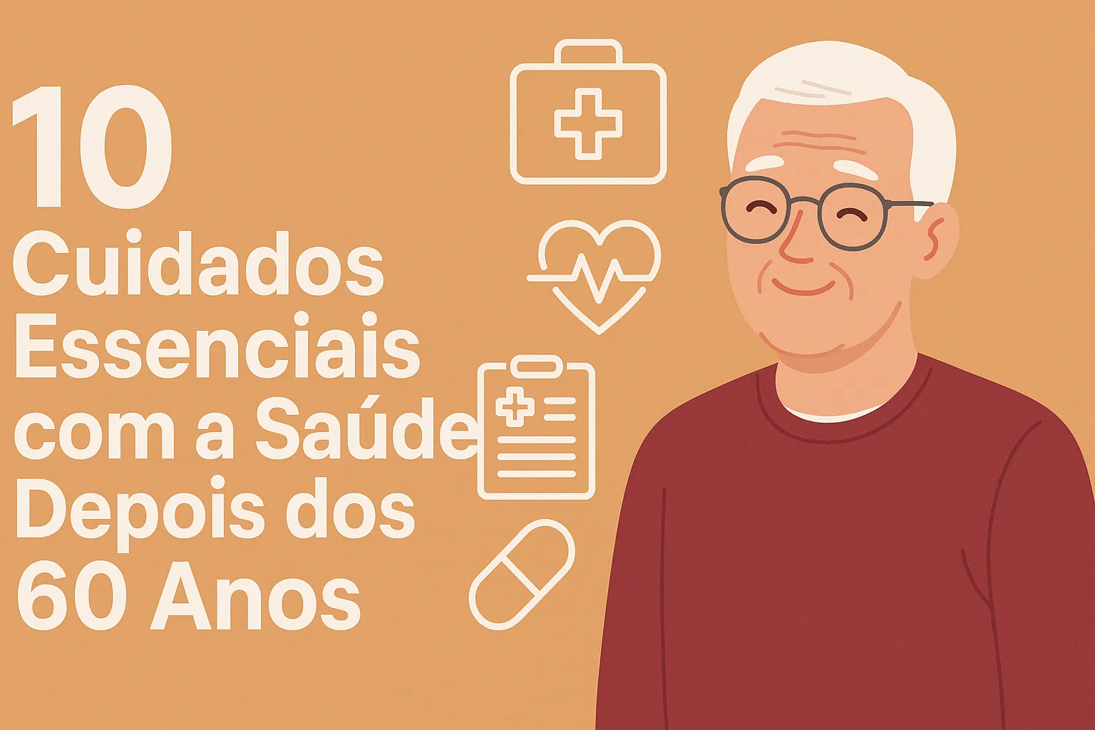 Imagem ilustrativa do post: 10 Cuidados Essenciais com a Saúde Depois dos 60 Anos